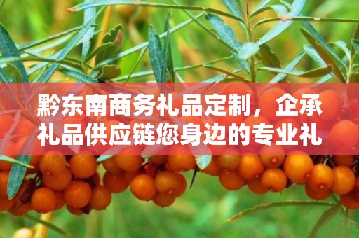 黔东南商务礼品定制，企承礼品供应链您身边的专业礼品定制公司